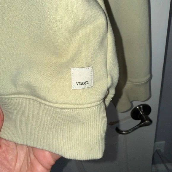 Vuori Crewneck Sweatshirt in Sage Green - Picture 2 of 10